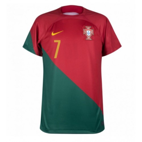 Portugal Cristiano Ronaldo #7 Hjemmebanetrøje VM 2022 Kort ærmer
